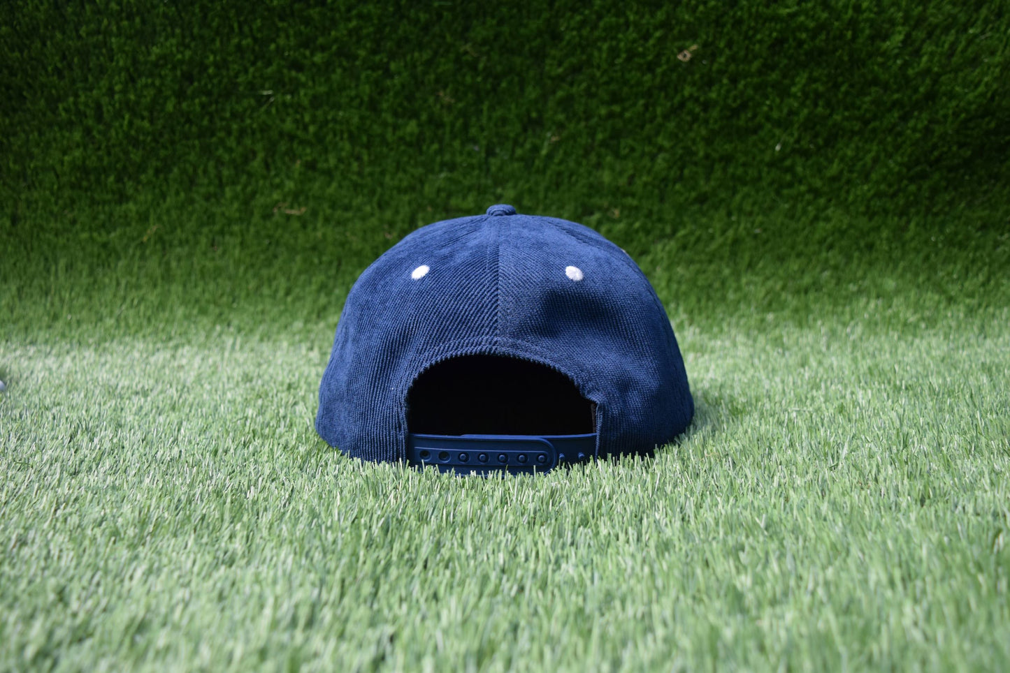 Banana Golf Navy Blue Corduroy Snapback